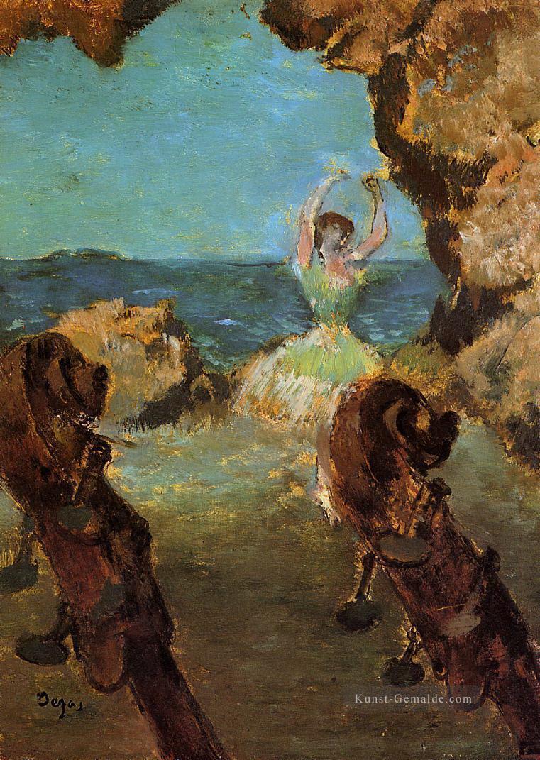 Tänzer auf der Bühne 1 Edgar Degas Ölgemälde